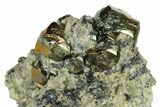 Pyrite Crystals in Matrix - Nærsnes, Norway #177275-3